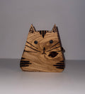 Large wooden Tiger Cat