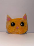 Needle-Felted Cat Coaster